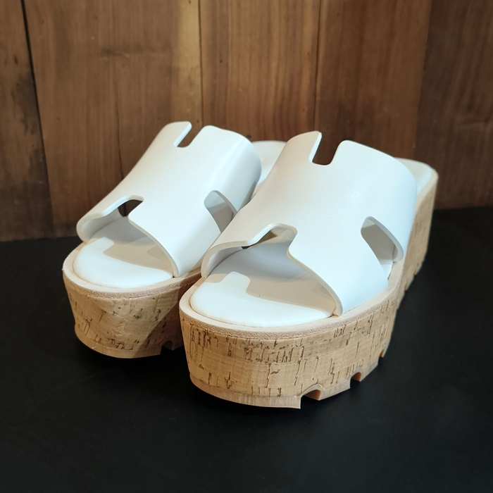 エルメス レディース ウェッジヒール ミュール -   Wedges heel  - hes1454x