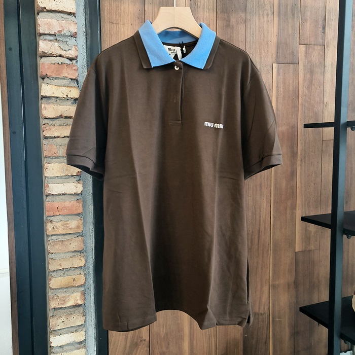 ミュウミュウ メンズ ポロ 半袖Tシャツ -  Polo- mic6800x