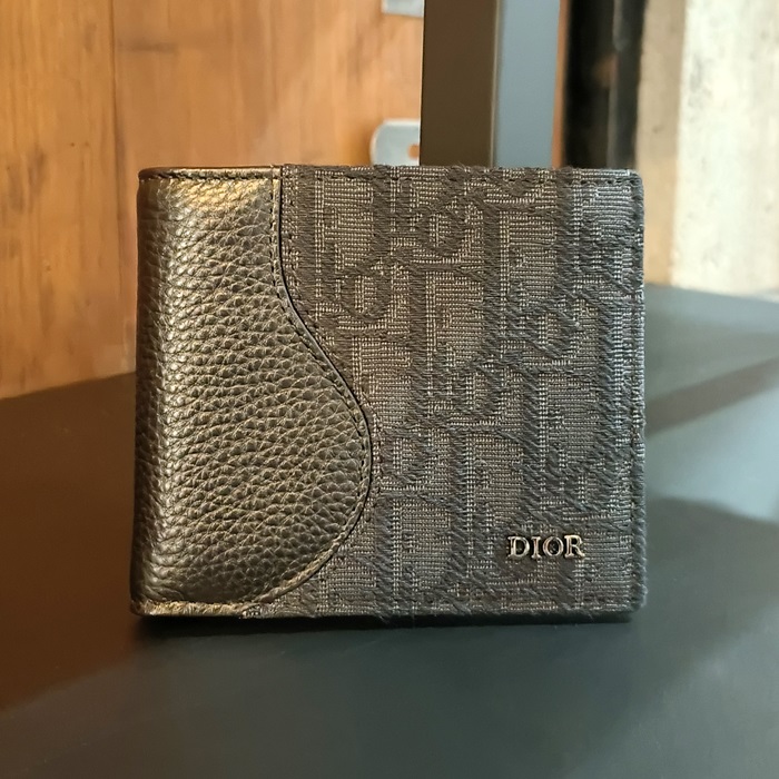 ディオール メンズ ブラック 二つ折り財布 -  Half s - diw171x