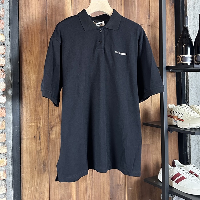 ミュウミュウ ユニセックス ポロ 半袖Tシャツ - Polo- mic7060x