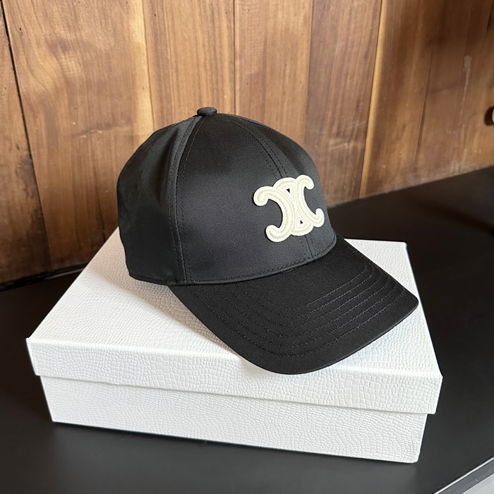 セリーヌユニセックス ブラック ボールキャップ - Celineacc1865x