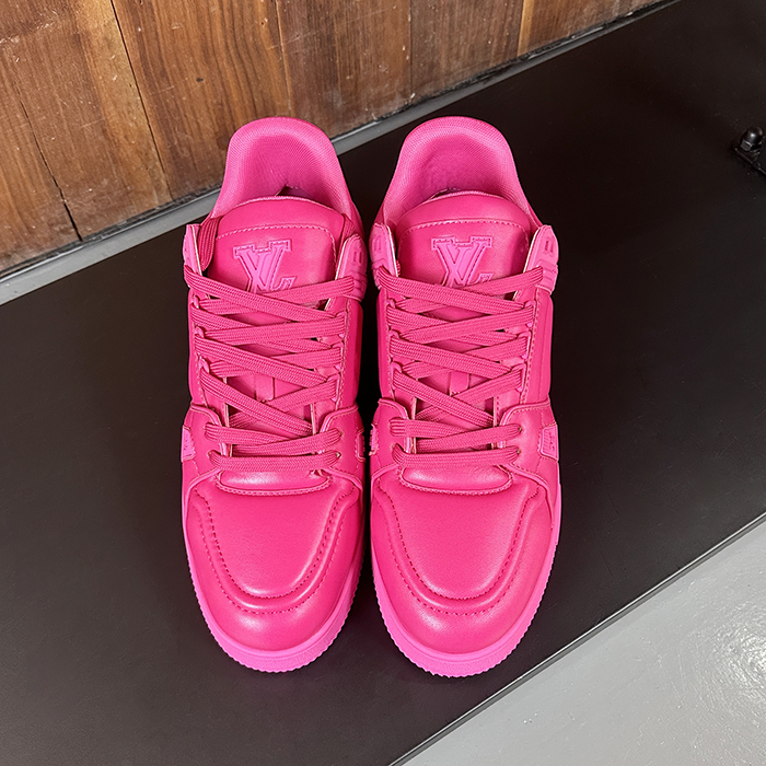 ルイヴィトン メンズ ピンク スニーカー -  Pink  - lv2042x
