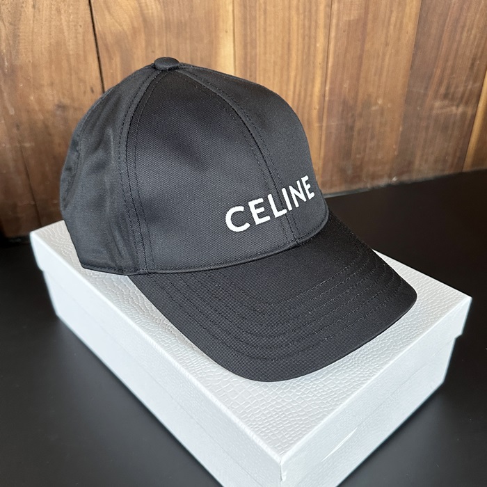セリーヌユニセックス ブラック ボールキャップ - Celineacc1864x