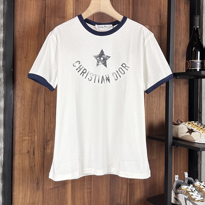 ディオール レディース ラウンドネックTシャツ -   Round- dic7098x