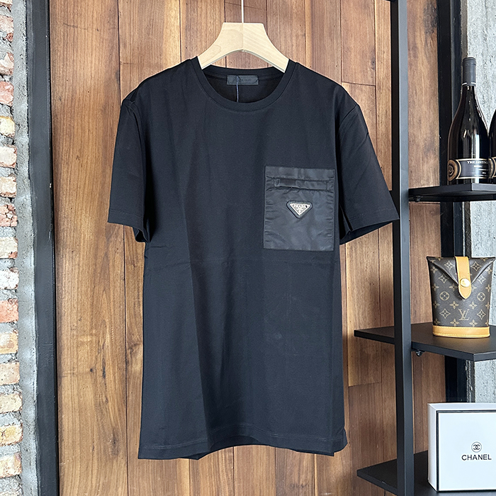 プラダ メンズ ラウンドネック半袖Tシャツ - Round- prc5490x