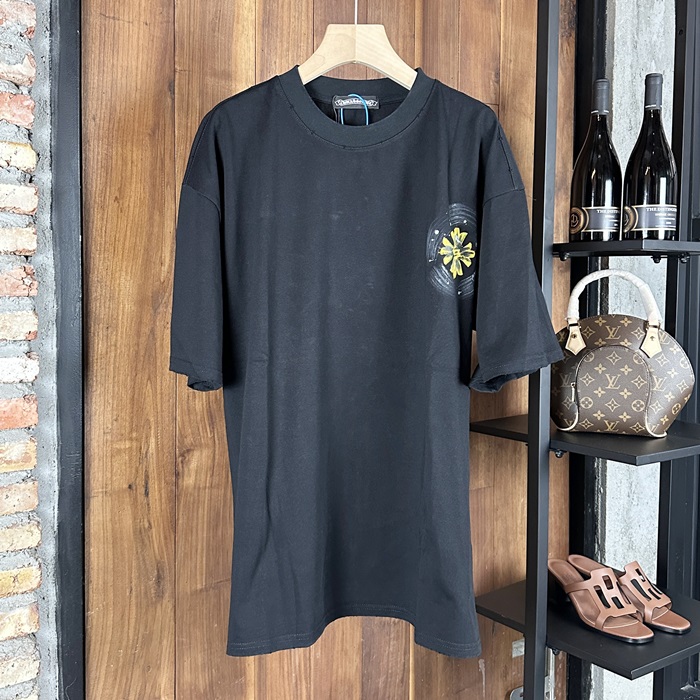 クロムハーツ メンズ ラウンドネック半袖Tシャツ - Round- chc7194x