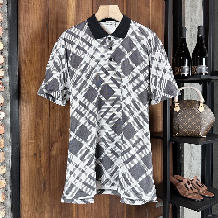 バーバリー メンズ ポロ 半袖Tシャツ - Polo- buc6577x