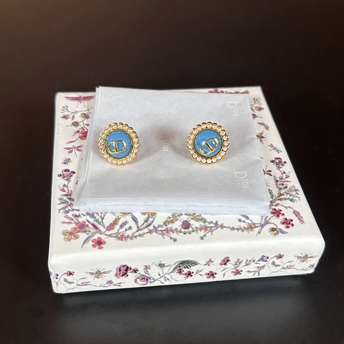 ディオール レディース プティCD バロック スタッズ イヤリング -   Petit CD Baroque Earrings - acc5781x