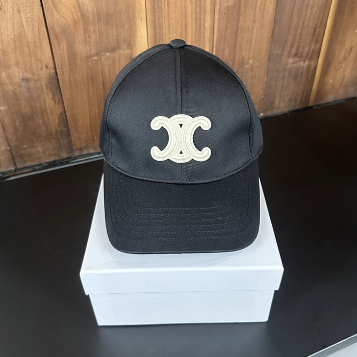 セリーヌユニセックス ブラック ボールキャップ - Celineacc1865x
