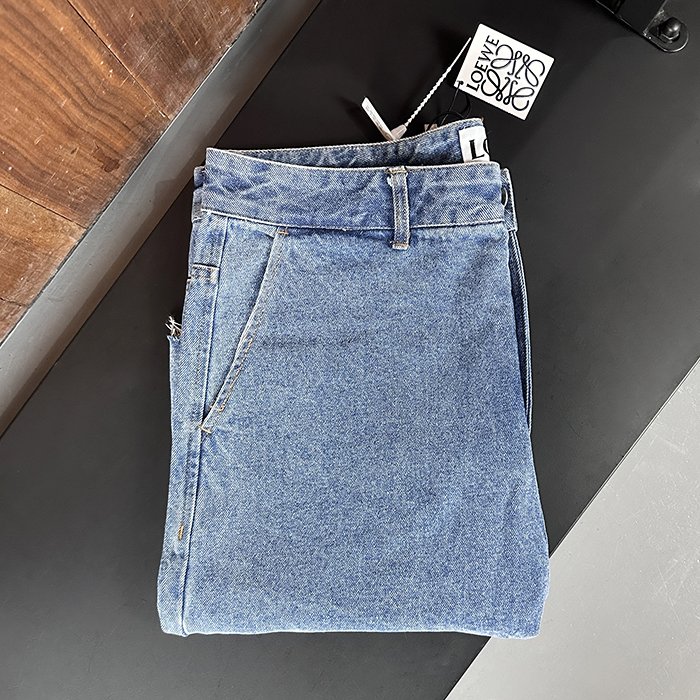 ロエベ メンズ デニム ショーツ - Lowew Denim Shorts - loc7426x