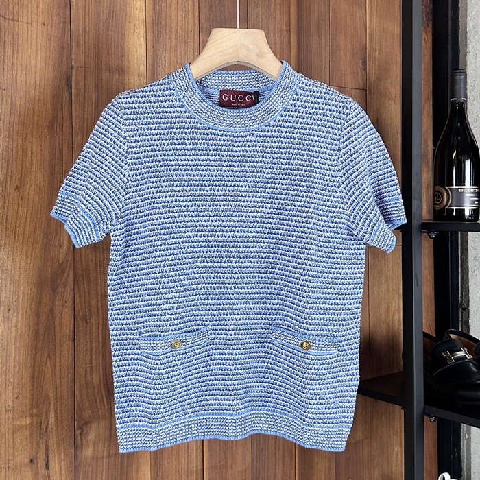 グッチ レディース 半袖Tシャツ - Round- guc5637x