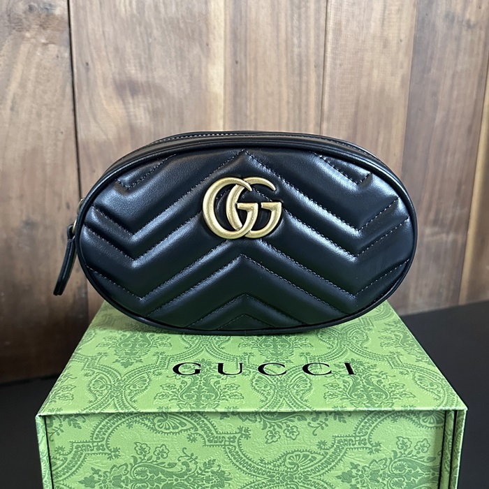 Matlase18CM - グッチ マモント マトラッセ ベルトバッグ ,476434 ,GUB0126,18CM,ブラック