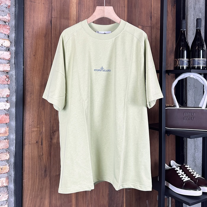 ストーンアイランド メンズ ラウンドネック半袖Tシャツ - Round- stc7102x