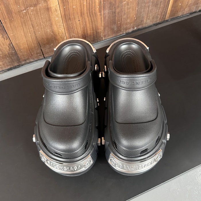 バレンシアガ ユニセックス ブラック ハードクロックス ミュール  - Sansals - ba667x