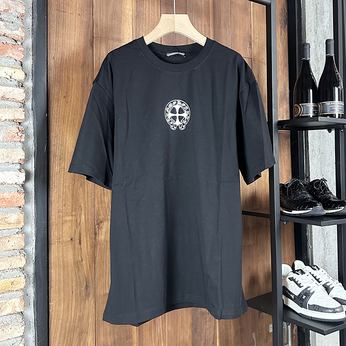 クロムハーツ メンズ ラウンドネック半袖Tシャツ - Round- chc7184x