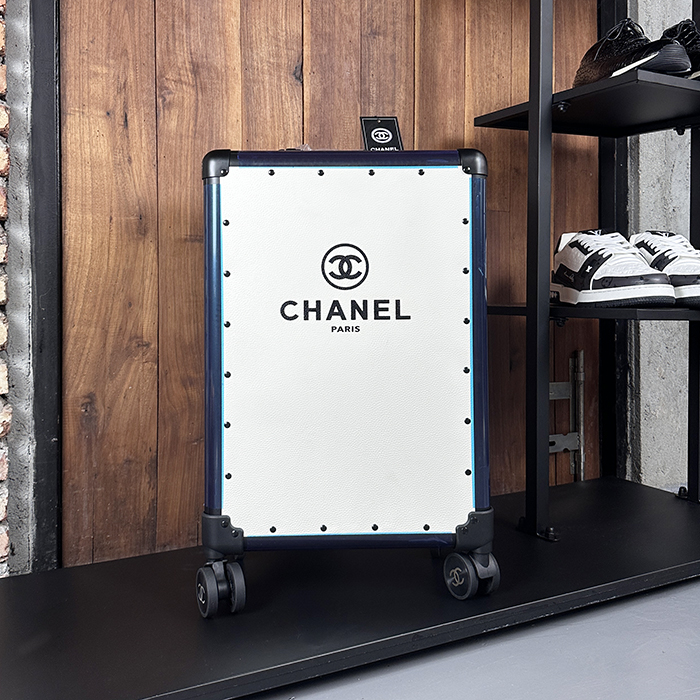 シャネルイニシャル ホワイト キャリーバッグ - Initial White Carrier - chc91x