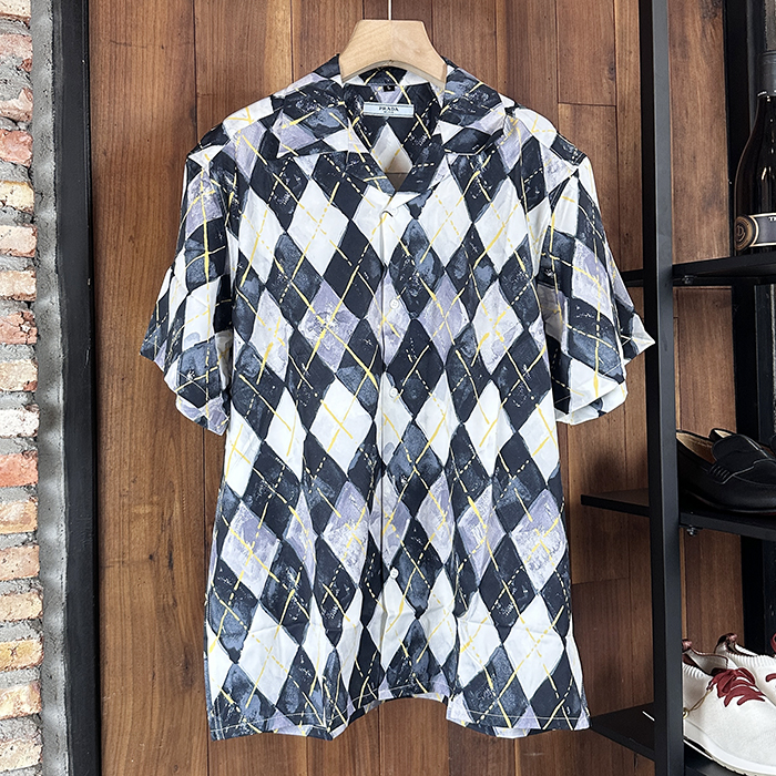 プラダ メンズ 半袖 シャツ - Polo Shirts - prc7397x