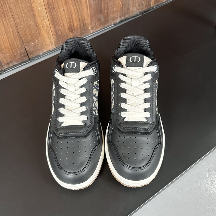 ディオール メンズ B27 ブラックスムース ロー タップ スニーカー -   - di732x