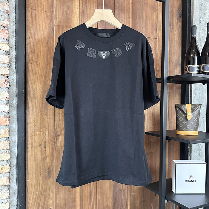 プラダ メンズ ラウンドネック半袖Tシャツ - Round- prc7183x