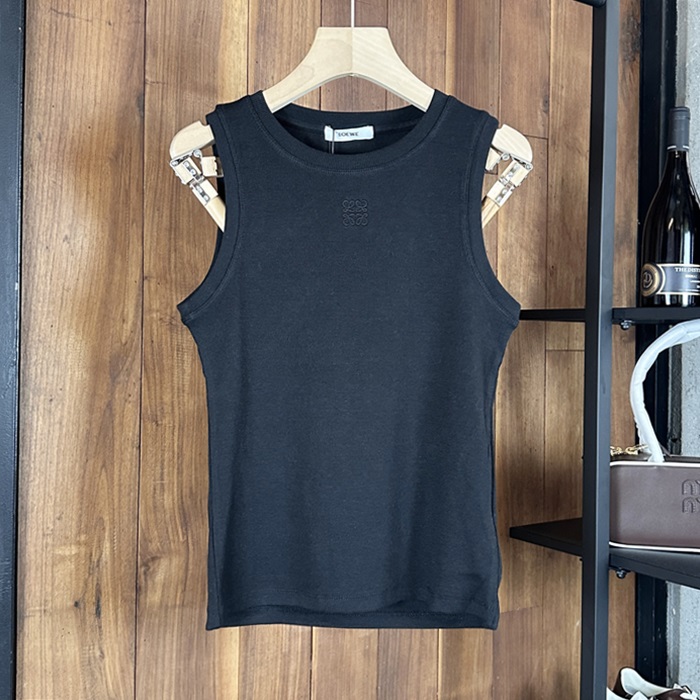 ロエベ レディース ラウンドネックノースリーブ -   Top - loc6973x