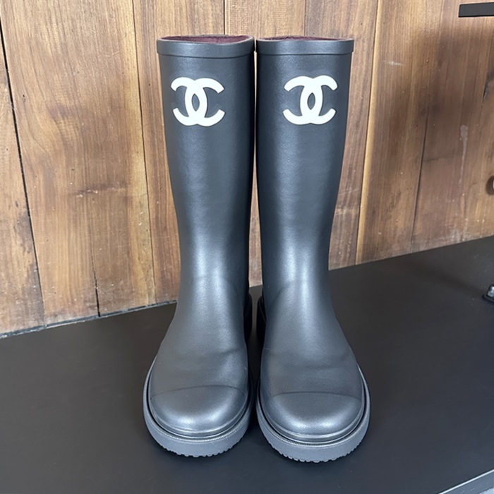 シャネルレディース CC LOGO ブーツ ブラック  -  Boots - ch559x