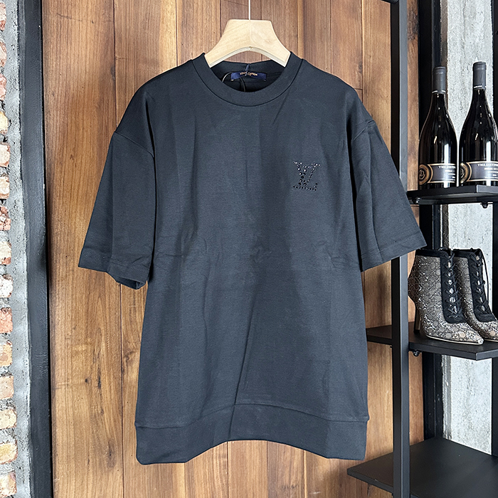 ルイヴィトン メンズ ラウンドネック半袖Tシャツ -  Round- lvc6047x