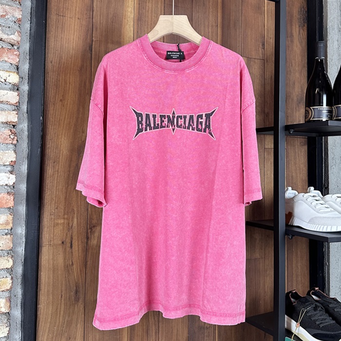 バレンシアガ メンズ ラウンドネック半袖Tシャツ -  Round- bac5639x