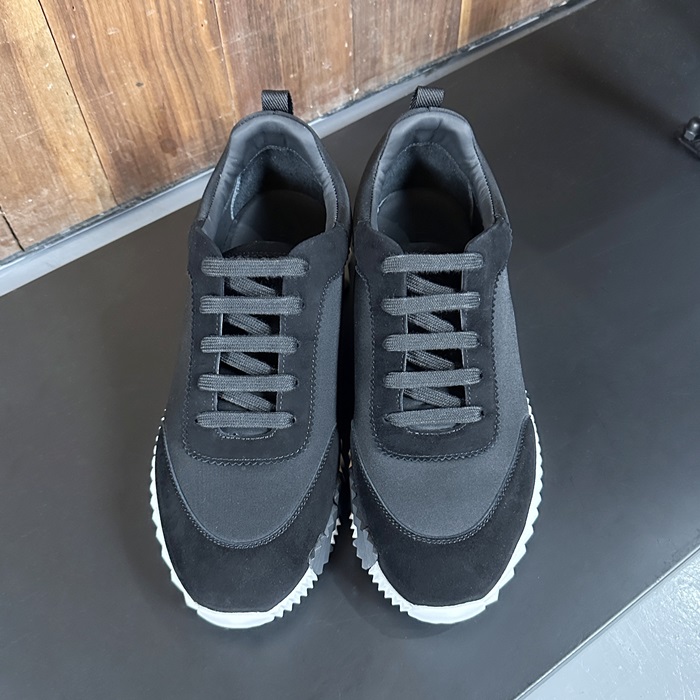   - エルメスメンズ ランニングシューズ , HERS0341, ブラック