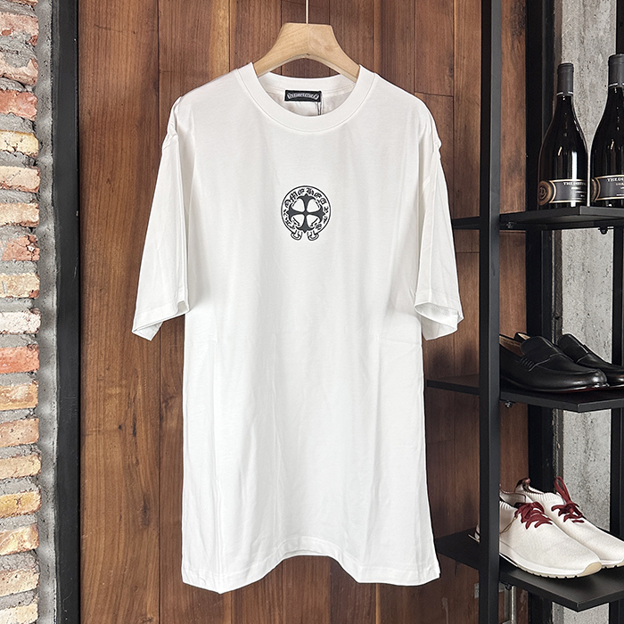 クロムハーツ メンズ ラウンドネック半袖Tシャツ - Round- chc7185x