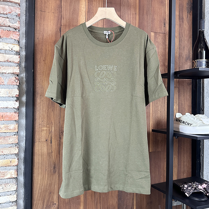 ロエベ メンズ ラウンドネック半袖Tシャツ - Round- loc7024x