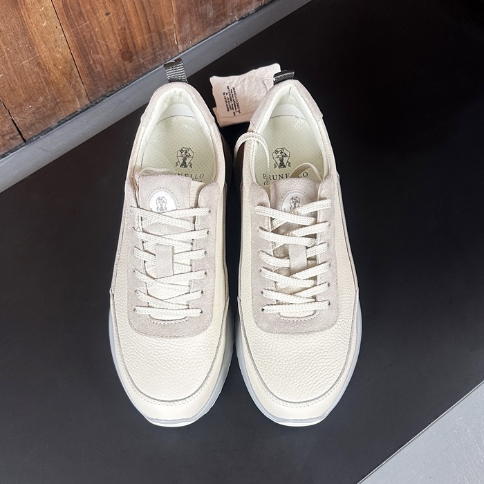 ブルネロクチネリ メンズレザースニーカー -  Cucinelli  - brs1593x