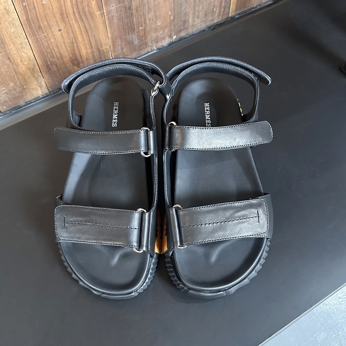 エルメス ユニセックス エレクトリック ノワール サンダル - Classic- hes1866x