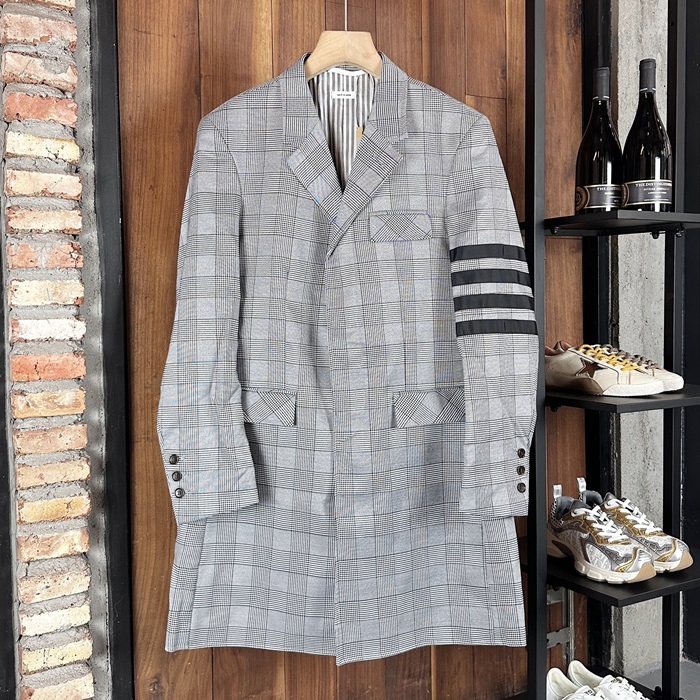 トムブラウン メンズ ベーシック コート - Basic - thc4957x