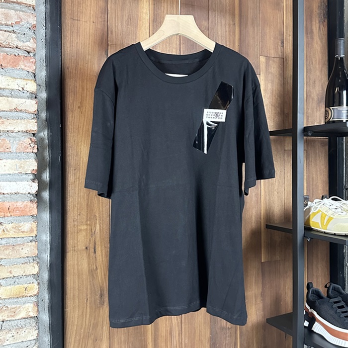 メゾンマルジェラ メンズ ラウンドネック半袖Tシャツ -  Round- mac6914x