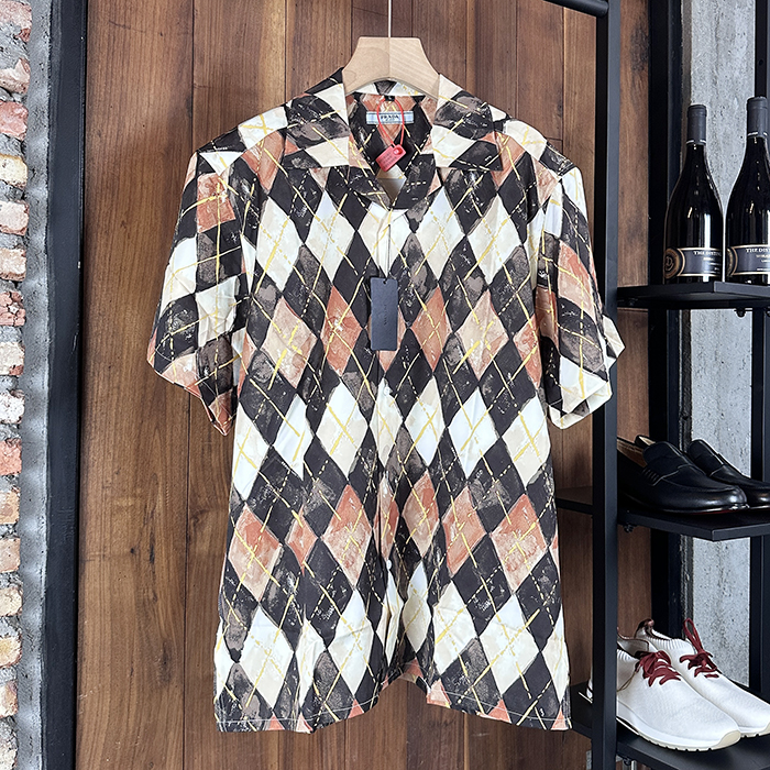 プラダ メンズ 半袖 シャツ - Polo Shirts - prc7399x