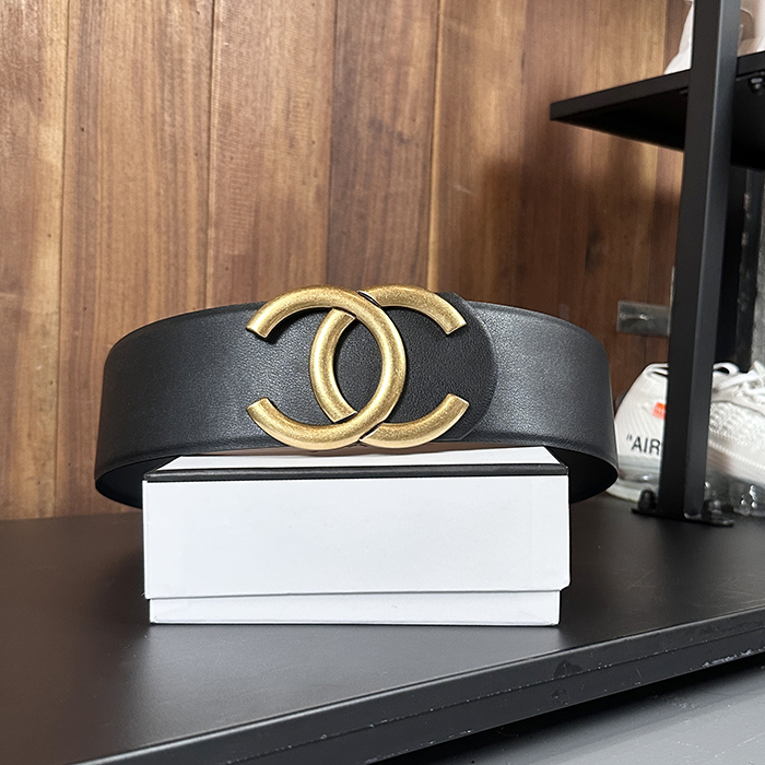  - シャネル2021 レディースレザーベルト,CHABT0141,ブラック