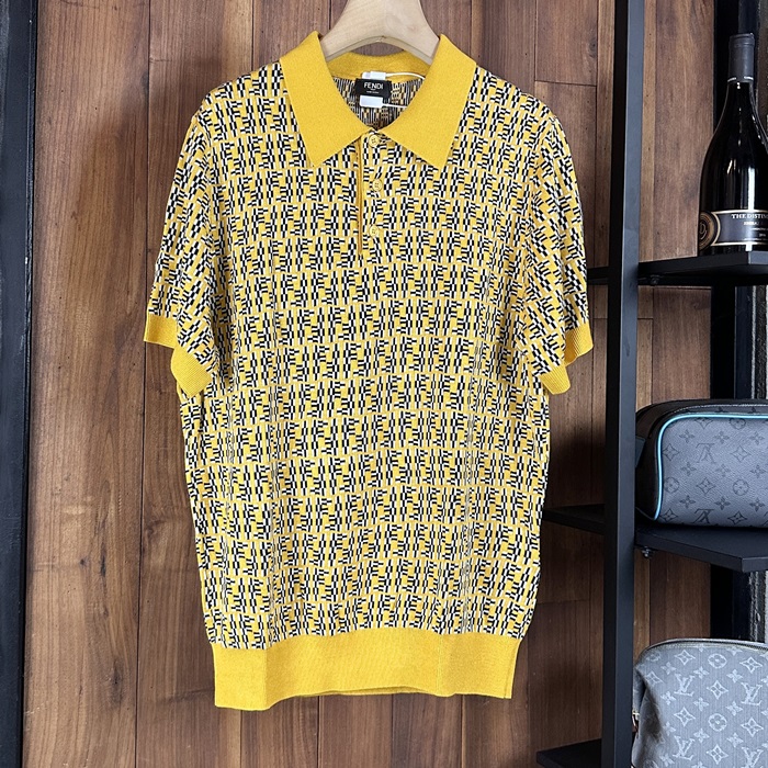 フェンディ メンズ ポロ 半袖Tシャツ - Polo- fec6812x