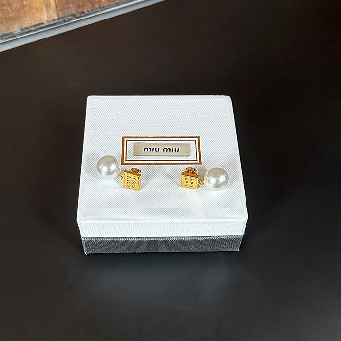 ミュウミュウ レディース ゴールド イヤリング -   Gold Earring - acc0454x