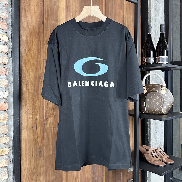 バレンシアガ メンズ ラウンドネック半袖Tシャツ -   - bac2078x