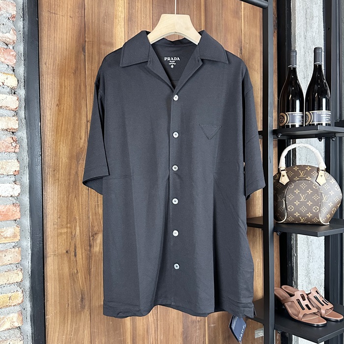 プラダ メンズ 半袖 シャツ - Shirts - prc7171x