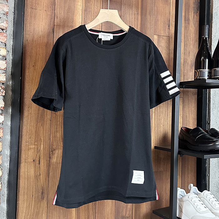 トムブラウン メンズ ラウンドネック半袖Tシャツ -  - thc6761x