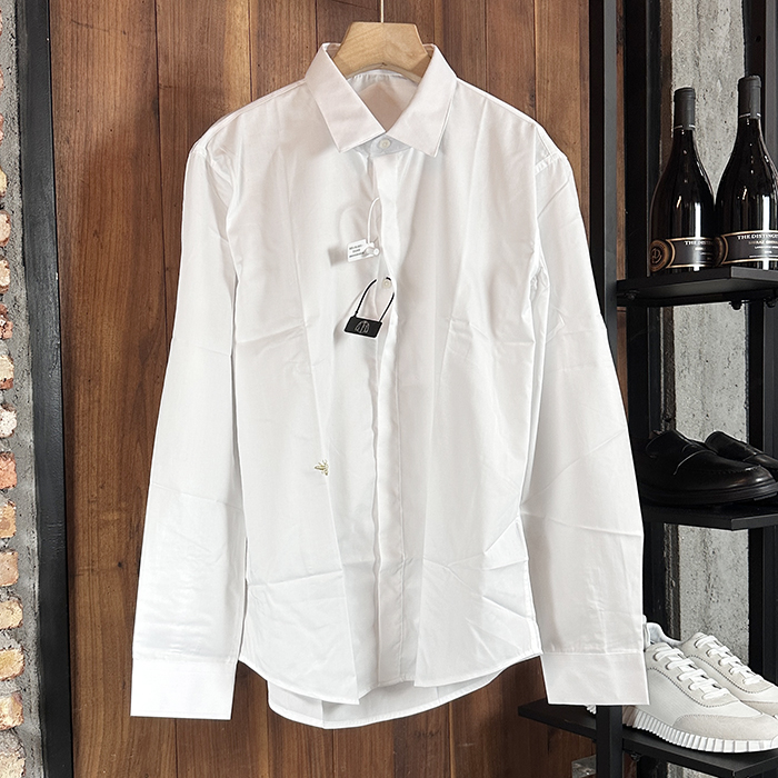 ディオール メンズ ゴールド ミツバチ 刺繍 シャツ -  Gold Bee Embroidered Shirt - dic7342x