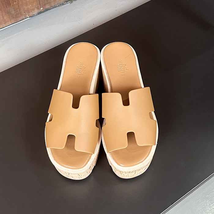 エルメス レディース ウェッジヒール ミュール -   Wedges heel  - hes1457x