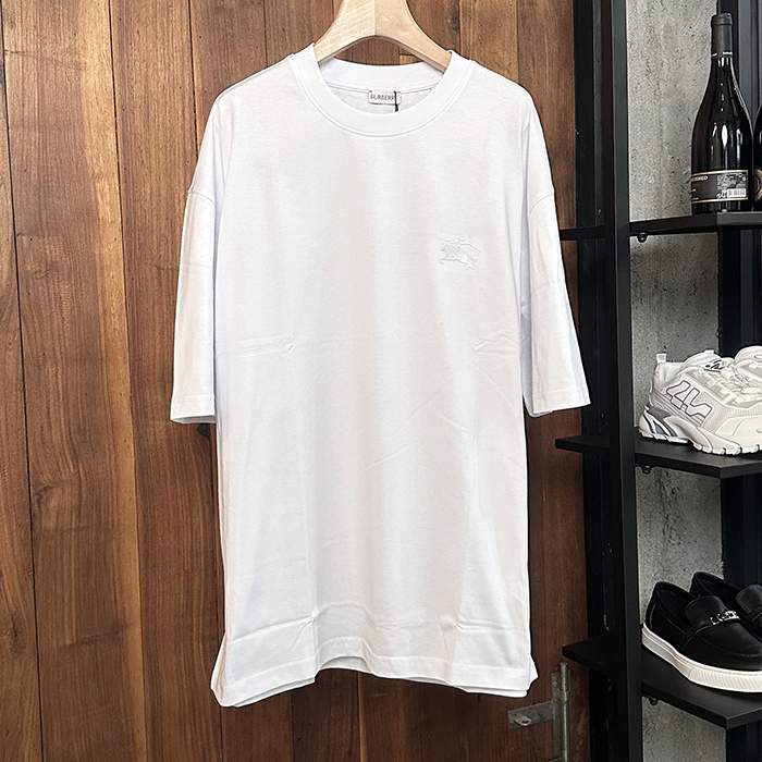 バーバリー メンズ ラウンドネック半袖Tシャツ - Round- buc7311x