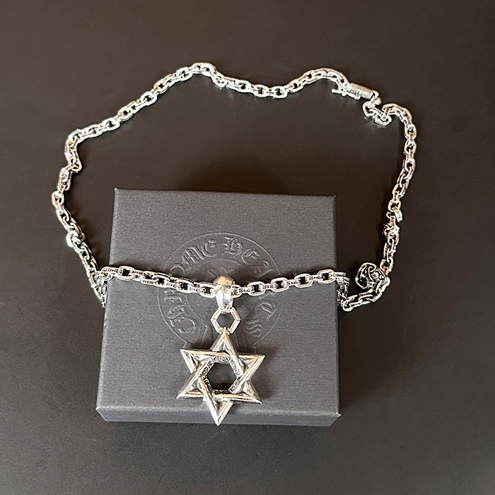 クロムハーツ 스타 오브 다윗 펜던트 ネックレス ネックレス - dd103x