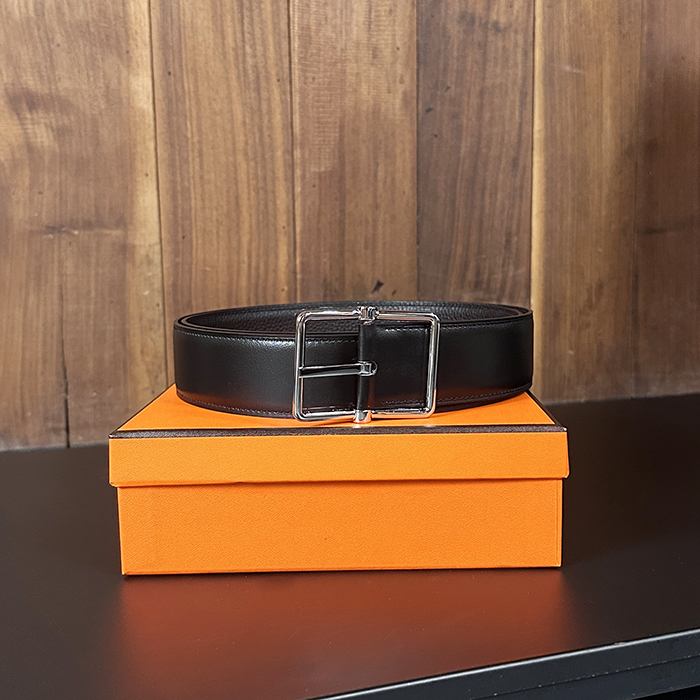   Belt,3.8cm - エルメスメンズレザーベルト,3.8cm,HERBT0137,ブラック