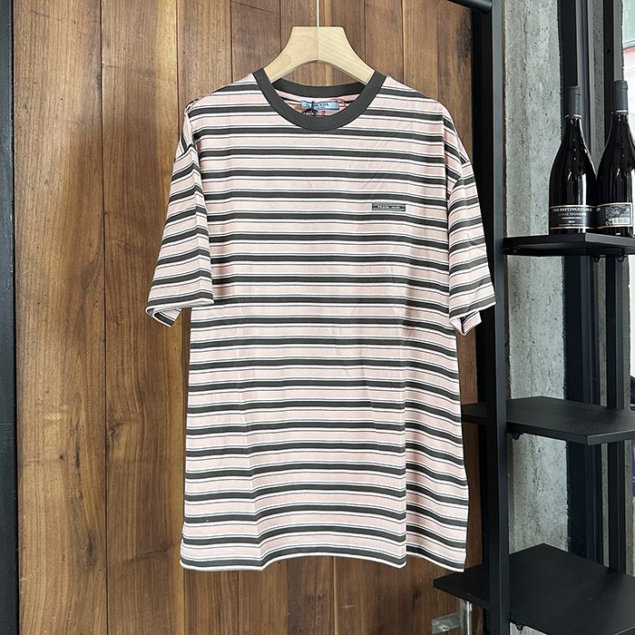 プラダ メンズ ラウンドネック半袖Tシャツ - Round- prc7299x