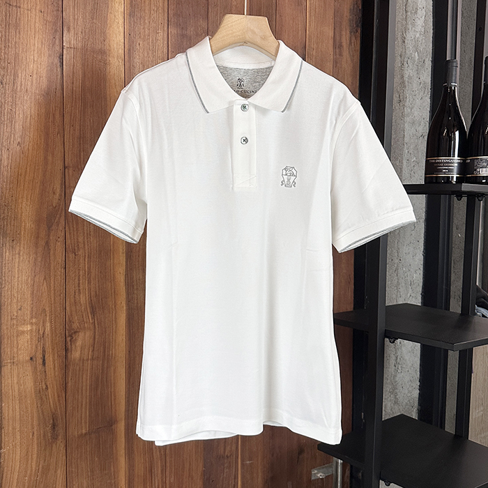ブルネロクチネリ メンズ ポロ Tシャツ -  Cucinelli Polo- brc5343x