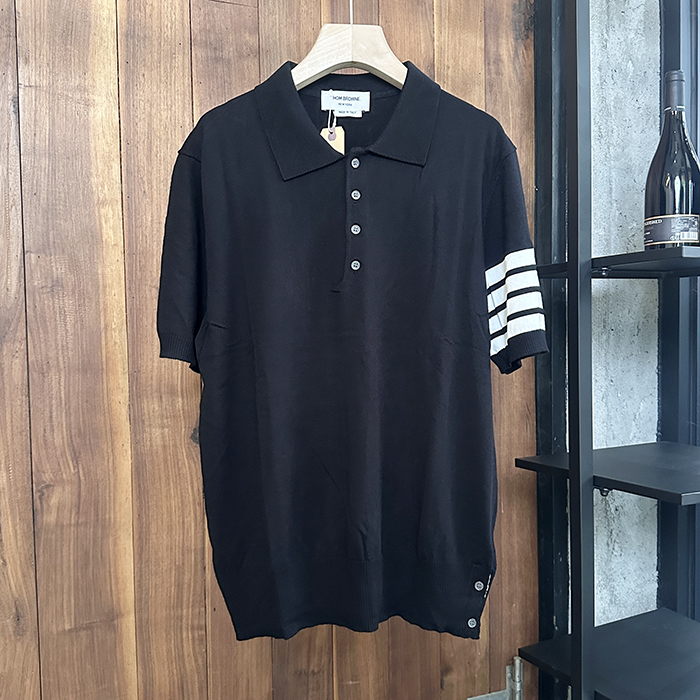 トムブラウン メンズ ポロ 半袖Tシャツ - Polo- thc7645x