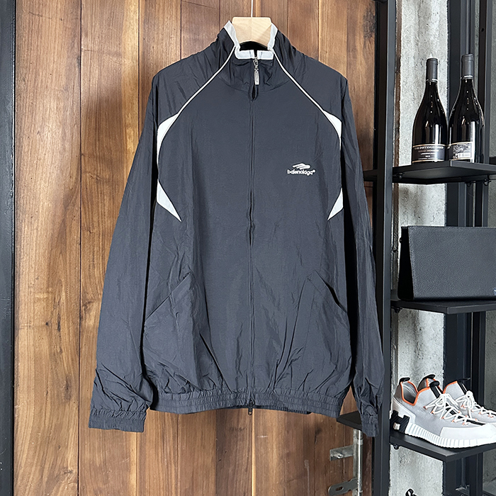 バレンシアガ メンズ ブラック カジュアル ジャケット -  - ba708x